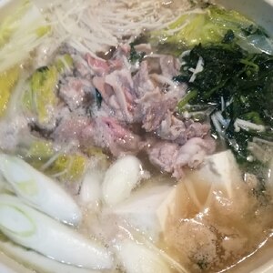 白菜の豚しゃぶ鍋